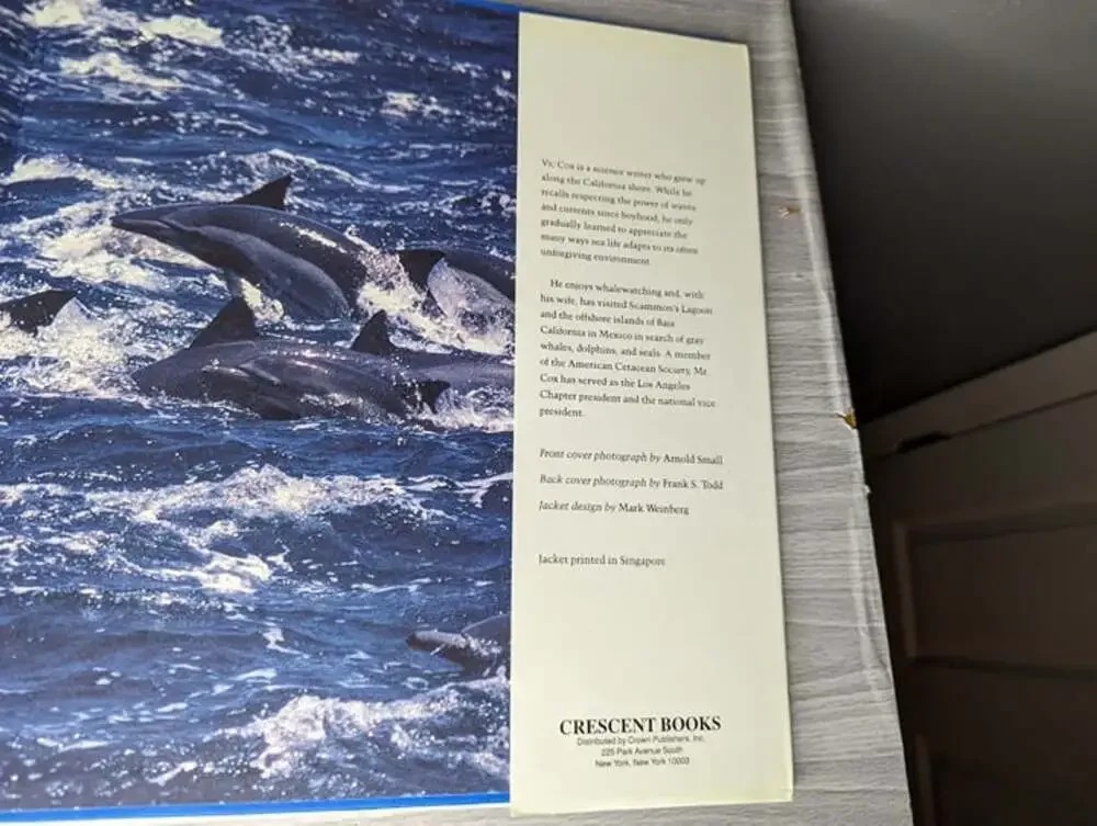 Whales & Dolphins Hardcover Book